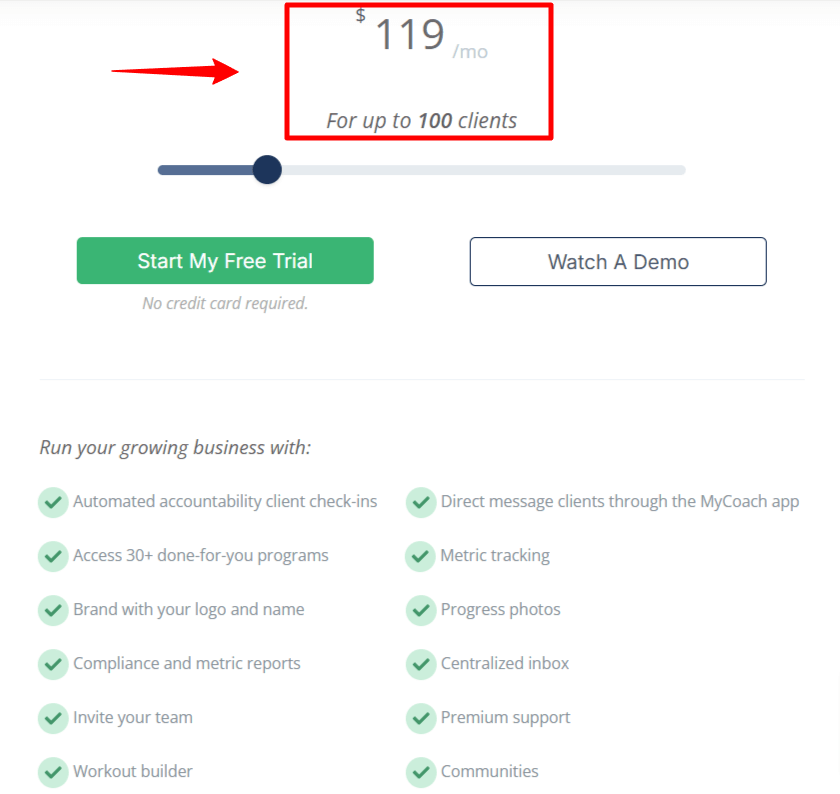 Coach Catalyst pricing